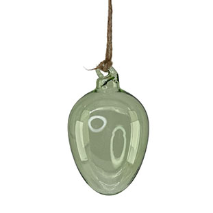 HANGING EGG SHEERE LIGHT GREEN S
