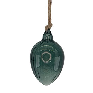 HANGING EGG SHEERE SWIRL PETROL S