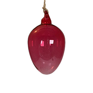 HANGING EGG SHEERE BRIGHT PINK LARGE