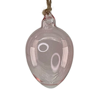 HANGING EGG SHEERE LIGHT PINK L