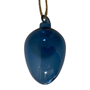 HANGING EGG SHEERE BLUE LARGE