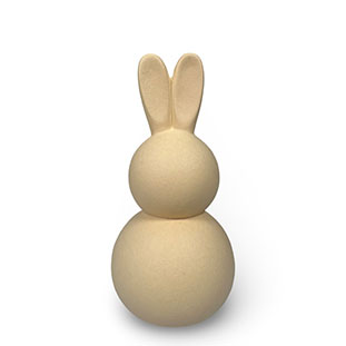 DECORATION RABBIT YELLOW