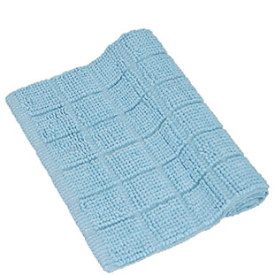BATHMAT CHENILLE 55X110CM LIGHT BLUE