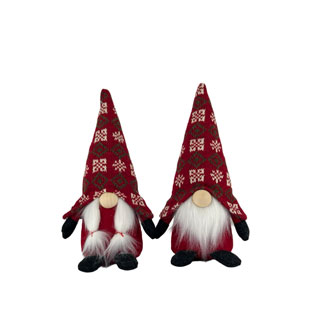 DECORATION SANTAS NICK & EVE 2ass