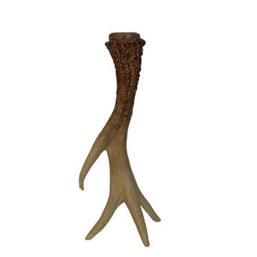 CANDLE HOLDER ANTLER NATURE SMALL