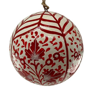 HANDPAINTED ORNAMENT BEGONIA