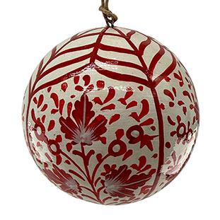 HANDPAINTED ORNAMENT BEGONIA