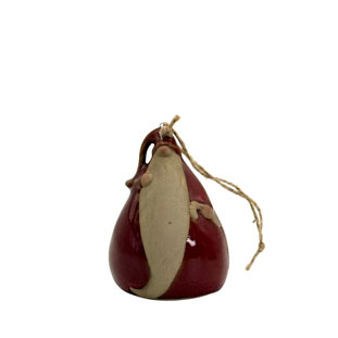 ORNAMENT GNOME JINGLE BELL RED