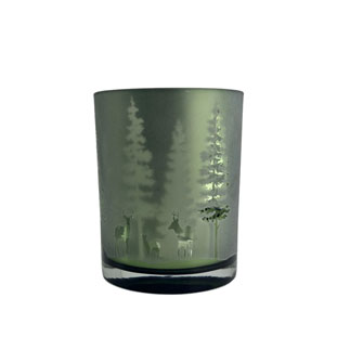 CANDLE HOLDER PINE FORREST L