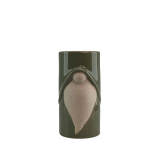 CANDLE HOLDER SANTA TEA MOSS S