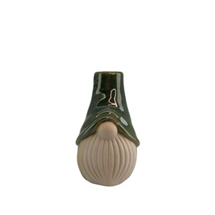CANDLE HOLDER SANTA TOPP MOSS