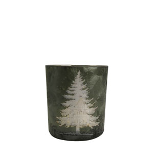 CANDLE HOLDER FORESTLIGHT GREEN S