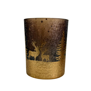 CANDLE HOLDER FORESTLIGHT BRONCE M