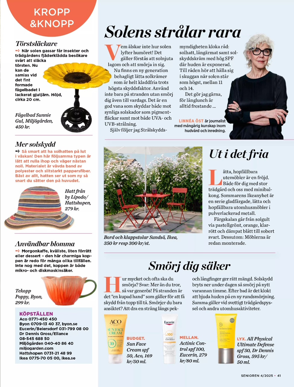 Senioren magazine uppslag - maj 25