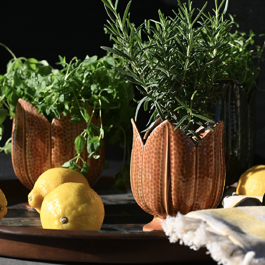 POT TULIPA OCRA SMALL