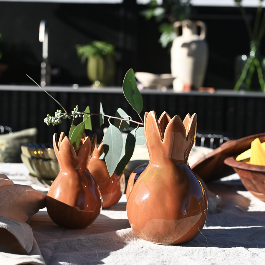 VASE HYACINTUS OCRA SMALL