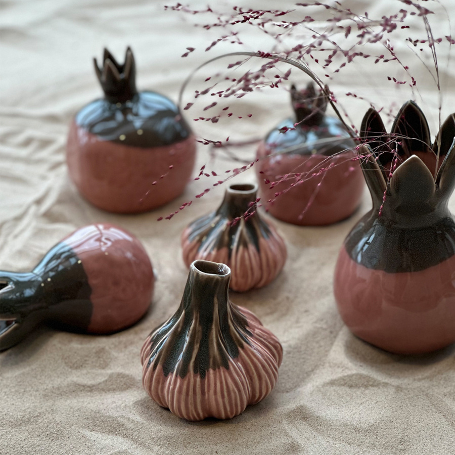 VASE PUNICA TERRA/MOSS SMALL