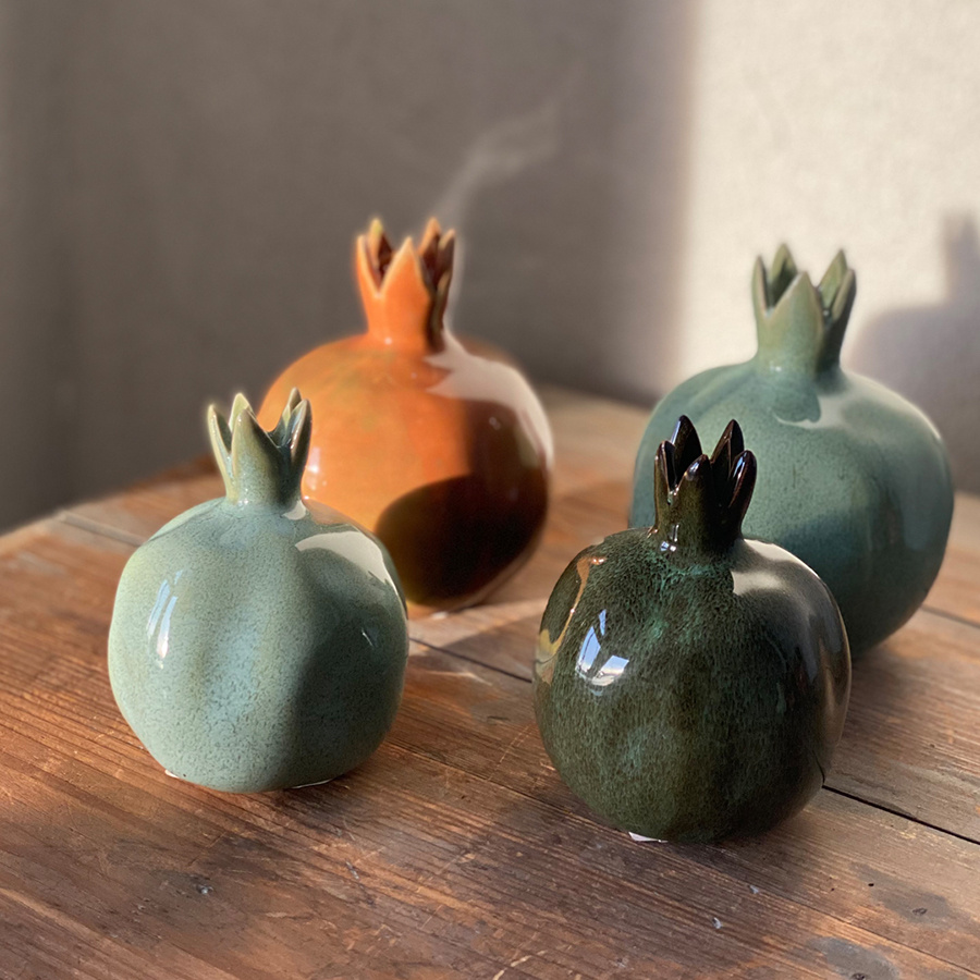 VASE PUNICA OCRA MEDIUM