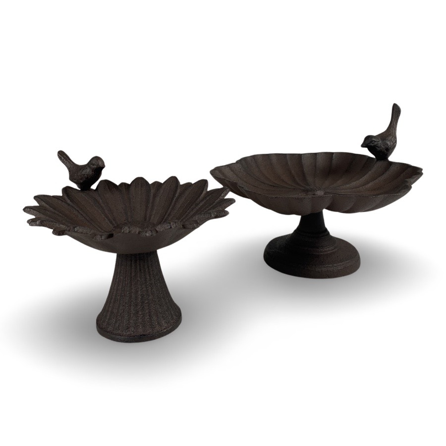 BIRD BATH FLORAL