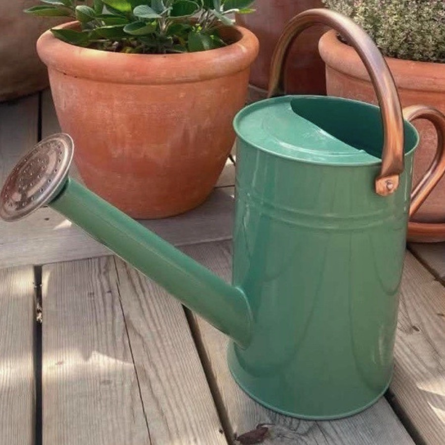 WATERING CAN POUR SAGE SMALL