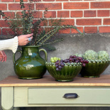 GRACE VASE GREEN S GRACE VASE GREEN S