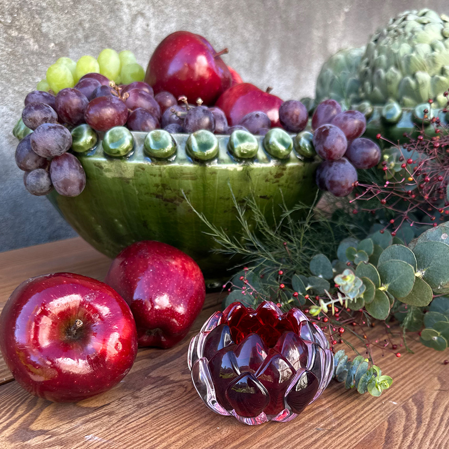 GRACE BOWL DOT GREEN M