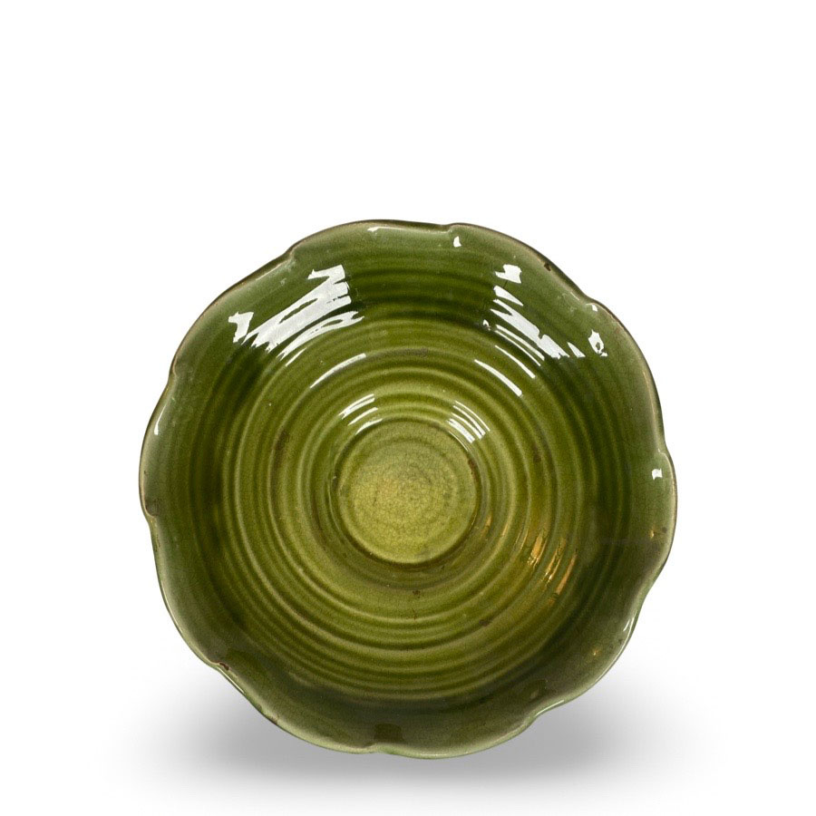 GRACE BOWL SWIRL GREEN S