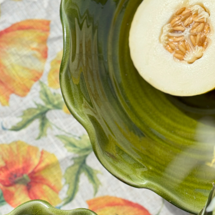 GRACE BOWL SWIRL GREEN S