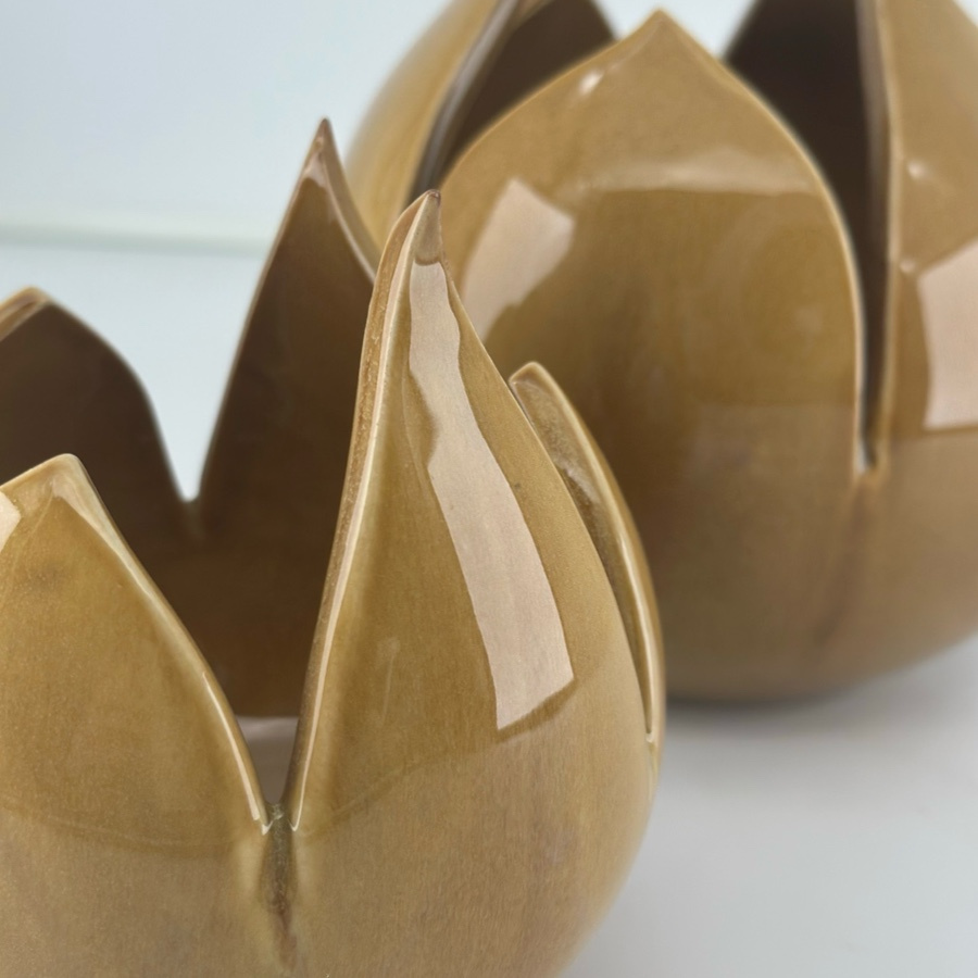 CANDLE HOLDER BUD OCRA L