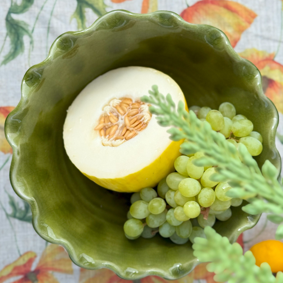 GRACE BOWL WAVY GREEN S