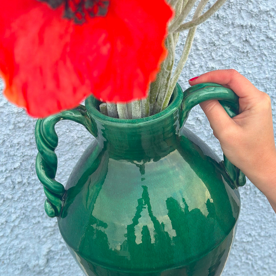 GRACE URN TWIRL EMERALD