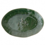 OVAL PLATE SYLVA GREEN OVAL PLATE SYLVA GREEN