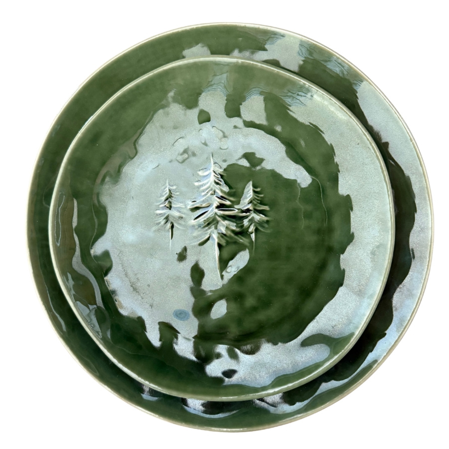 PLATE SYLVA GREEN