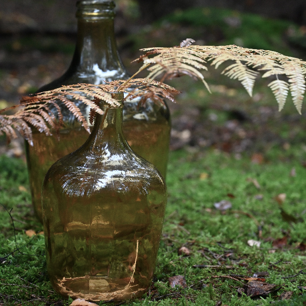 RECYCLED GLASS VASE DAME SAND