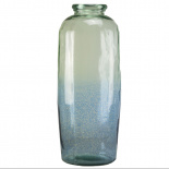 RECYCLED GLASS VASE FROID BLUE