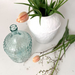 RECYCLED GLASS VASE PUNT SMALL