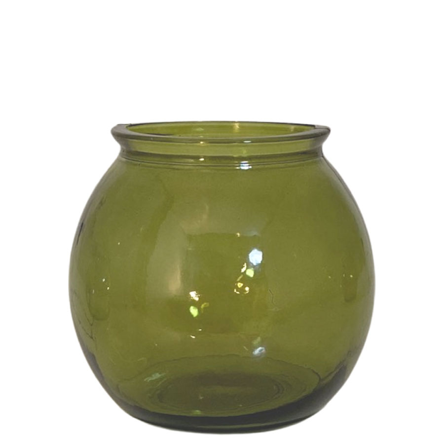 VASE ARRONDI MOSS SMALL RECYCLED GLASS