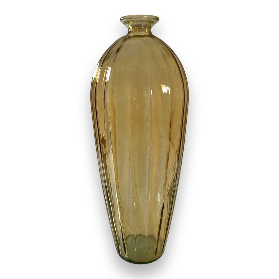 RECYCLED GLASS VASE ROMAN BRIGHT SAND