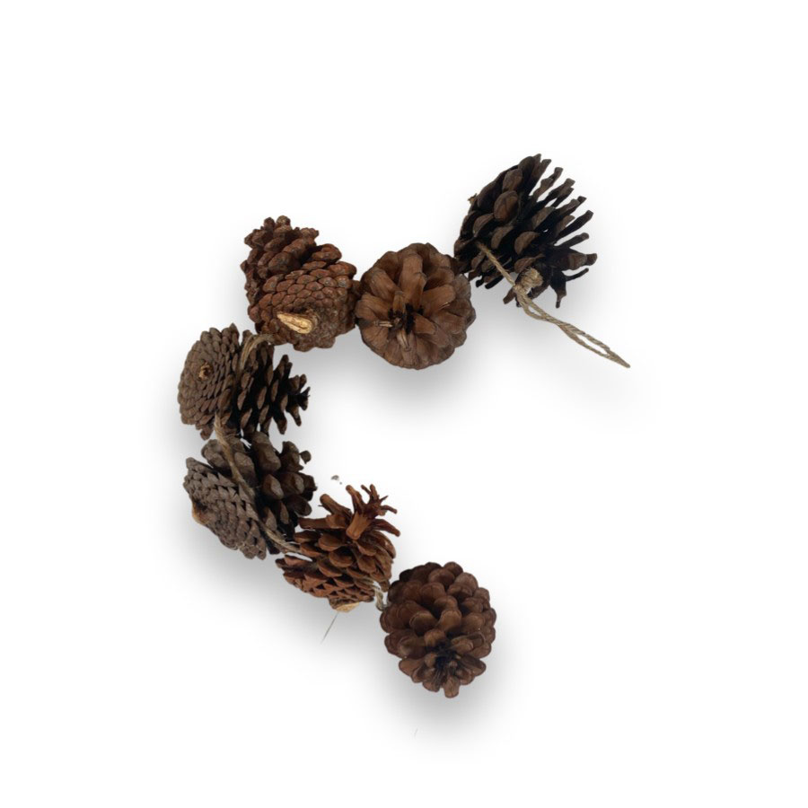 NATURE GARLAND PINE CONE SHORT