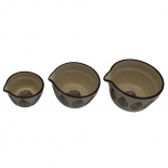 MINI BOWL w. SPOUT IRIS 3set MINI BOWL w. SPOUT IRIS 3set