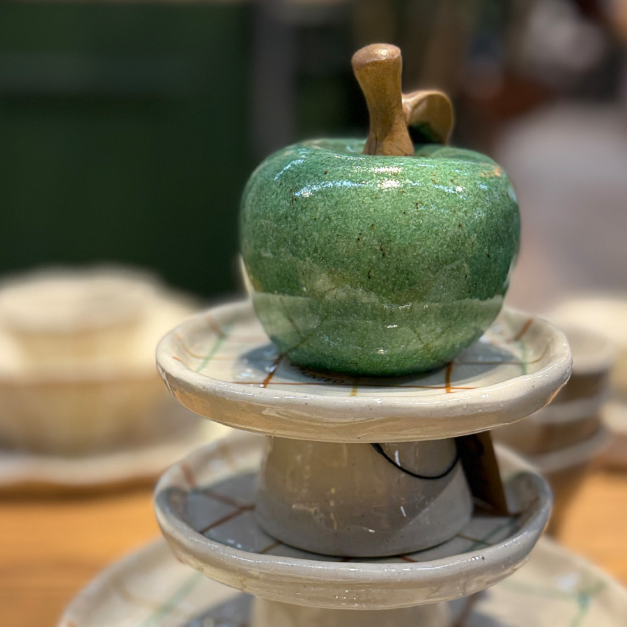 DECORATION APPLE GREEN S