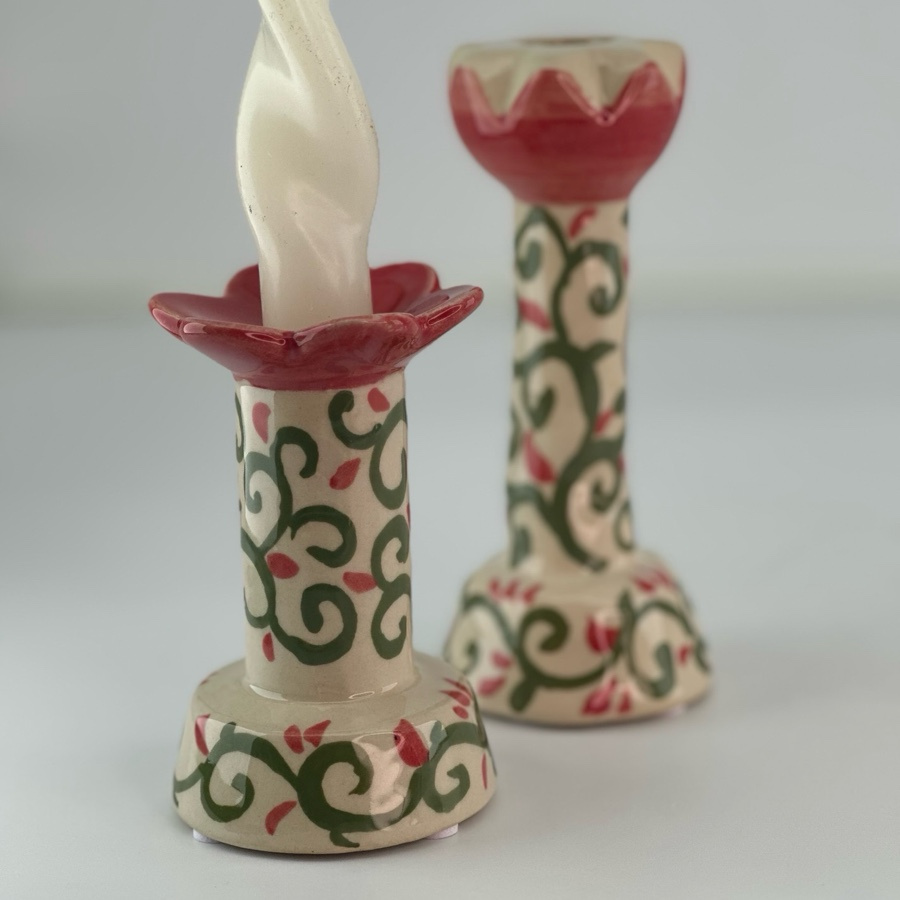 CANDLE HOLDER SWIRLY