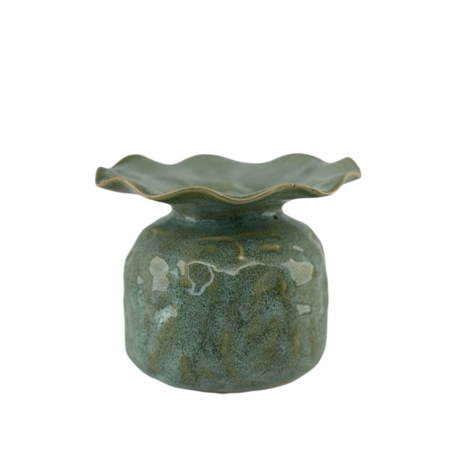 VASE POPPY MINT S