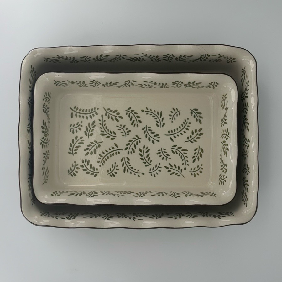 OVEN WARE OATS RECTANGLE 2set