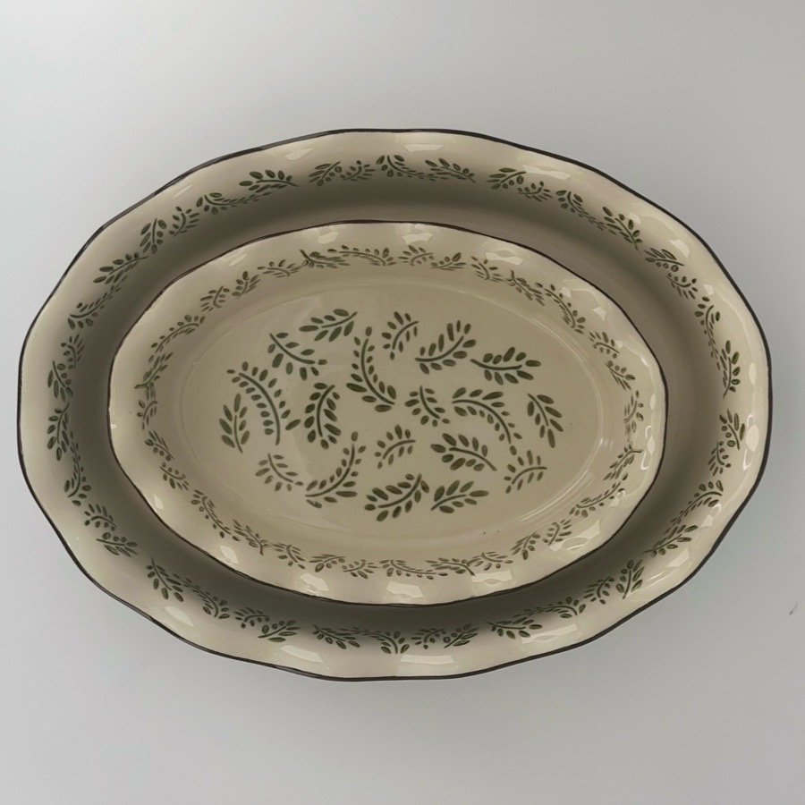 OVEN WARE OATS ROUND 2set