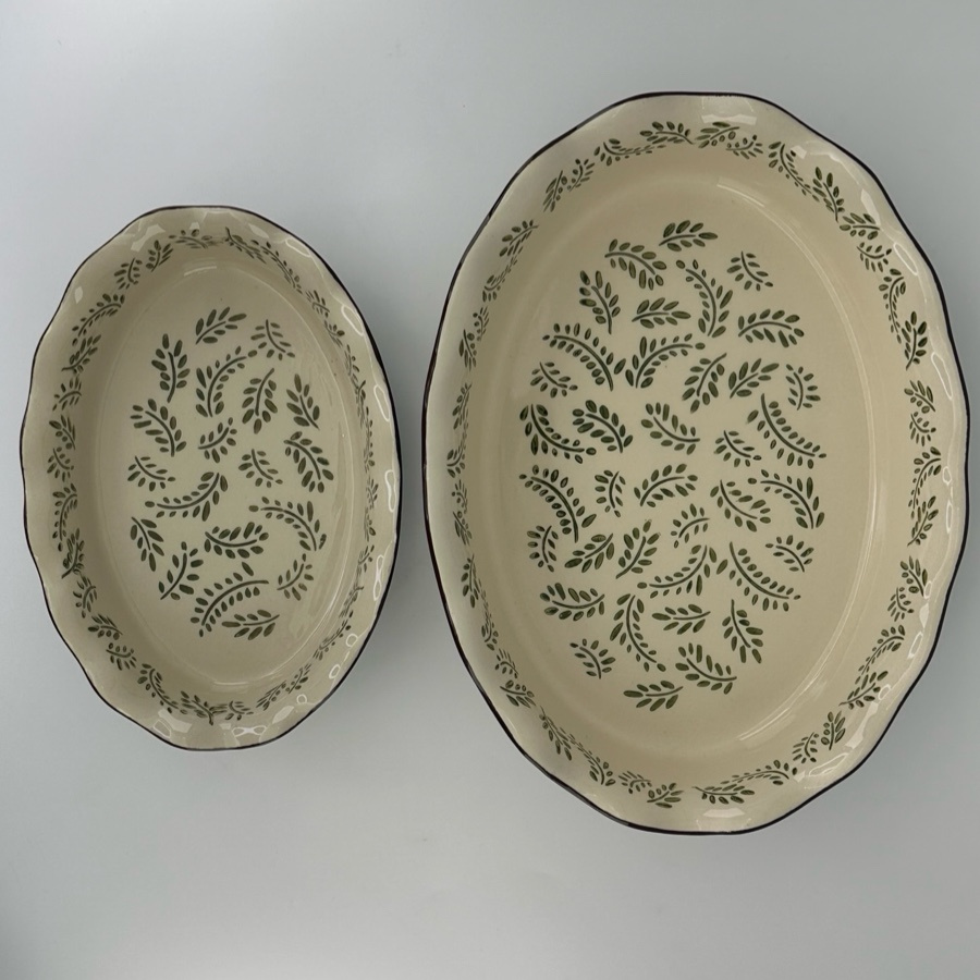 OVEN WARE OATS OVAL 2set