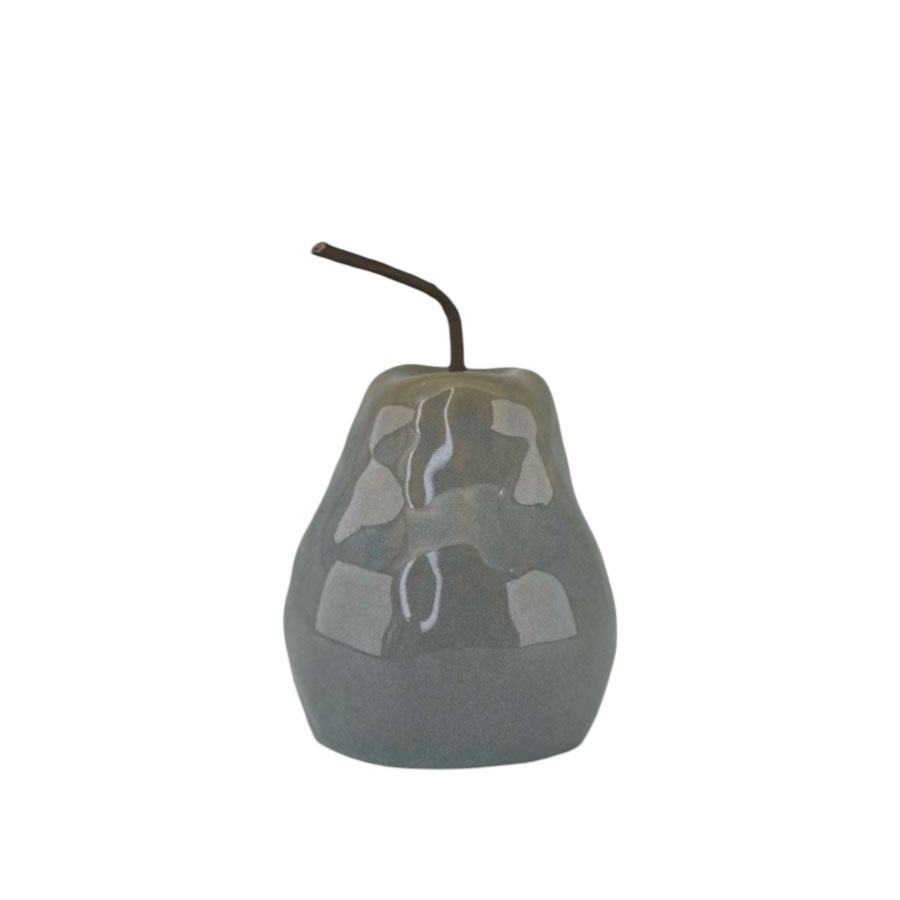 DECORATION PEAR BLUE FOG S