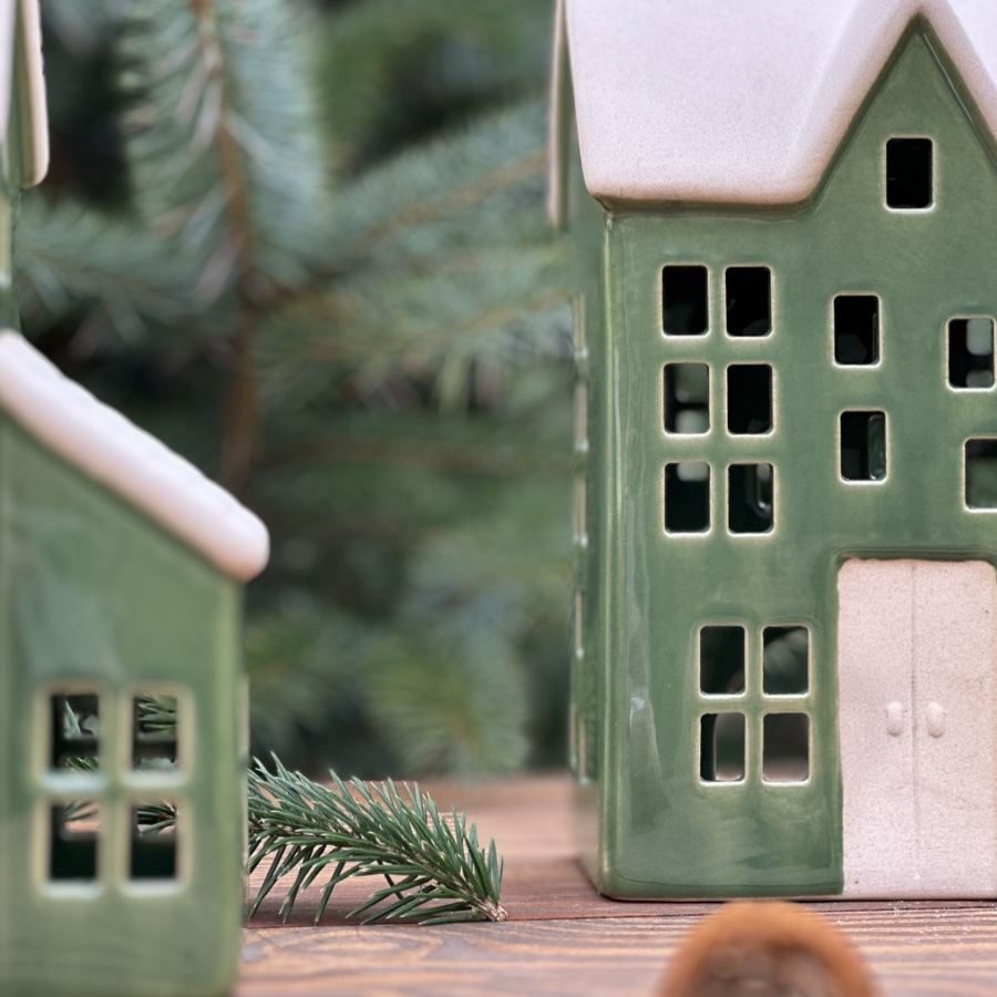 CANDLE HOLDER TEAstr. 2 GREEN