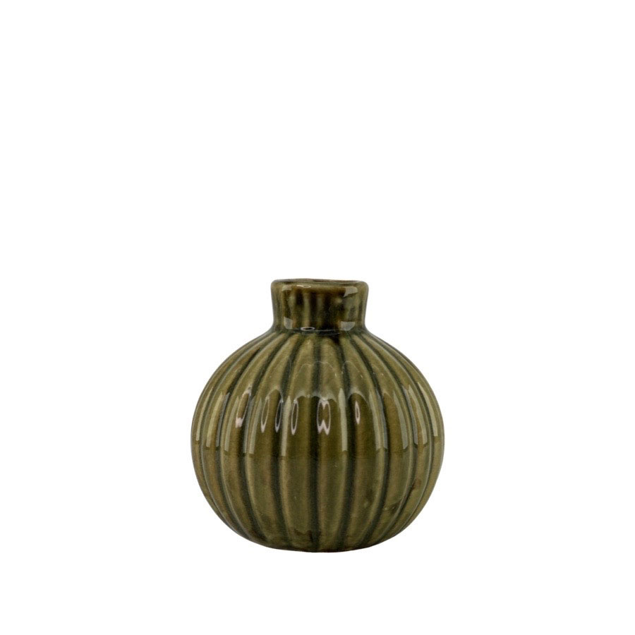 MINI VASE BUMP GREEN L