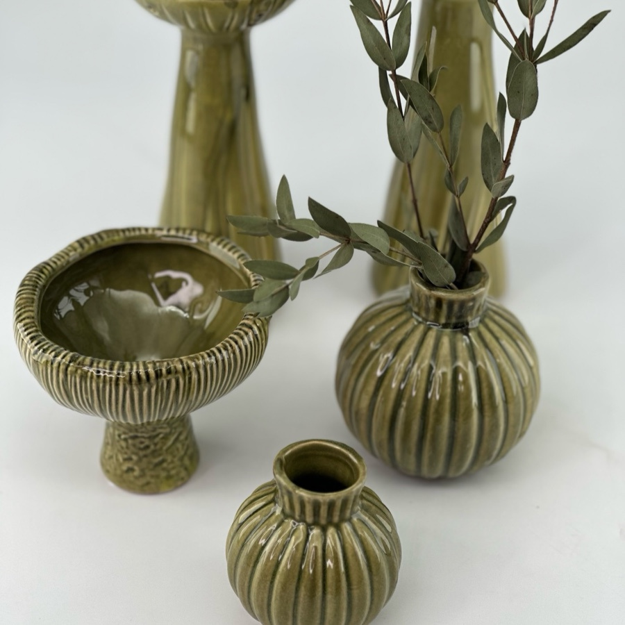 MINI VASE BUMP GREEN
